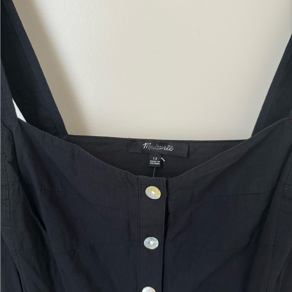 NWT Button Front Tiered Midi Dress - Picture 11 of 12